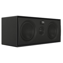 OSD Nero MODQ3 Bookshelf LCR Speaker 120W, Dual 3" Glass Fiber Woofer & 1” Silk Dome Tweeter, Magnetic to Create a Sound bar (Black, Single)