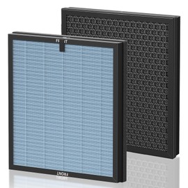 AP303/AP304 H14 HEPA Replacement Filter Compatible with DAYETTE ＆ FRESHDEW Air Purifier AP303/AP304, AP303/304 Replacement H14 HEPA Filter with Activated Carbon for Home, 2 Pack (Wildfire Filter)