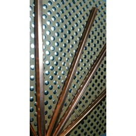 Nikan  PURE  COPPER STRAWS  REUSABLE HEXAGON ONE OF D KIND MADE IN CALIFORNIA 4 PC