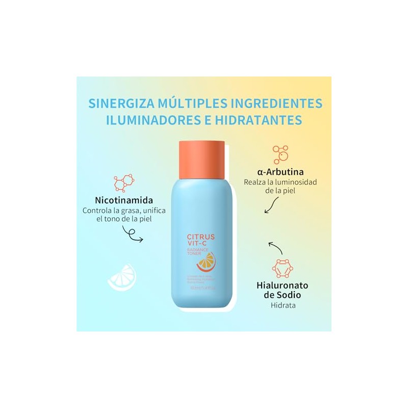 Kit Cuidado Facial Beaubase Vitamina Pzas Limpiador Tónico Suero Crema