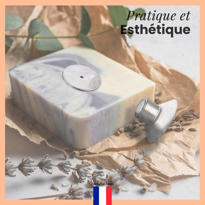 Magnetic Soap Dishes with Suction Cup, Magnetic Soap Dishes with