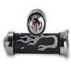 Szmsmy Skull Bike Grip 1.0 inch (25 mm) Plated Left