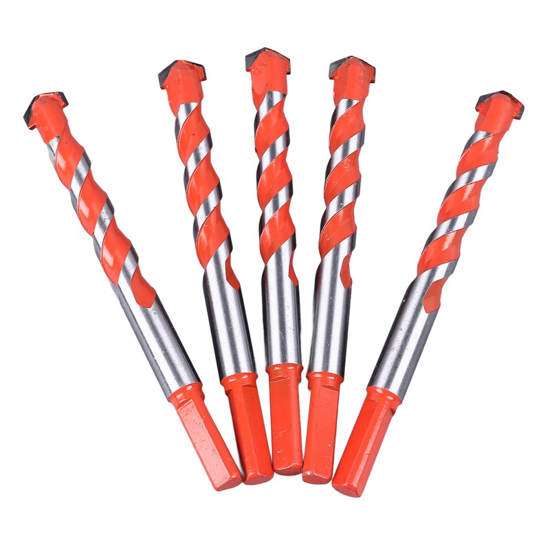 5PCS Twist Drill Bits 16.2mm Straight Triangle Shank Cemented Carbide