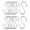 sourcing map S Hooks 1.18 Inch Long Stainless Steel Hanger