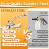 M MINGLE High Pressure Washer Gun with Foam Cannon, Foam