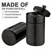Car Ashtray with Lid Smell Proof Stainless Steel Auto Ashtrays