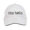 Makoroni - ciao Bella Hat Adjustable Cap, DesX60 White