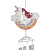 Rainbow Unicorn Glitter Windchime Sun Catcher Home Garden Hanging Mobile