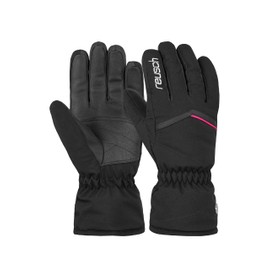Reusch Marisa Guaranteed Windproof, Extra Breathable and Warm Winter Gloves, Finger Gloves, Snow Gloves, Ski Gloves for Women with Long Cuff, 8.5