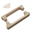 BESTNEWIE Large Wooden Door Pull Handle, 11.7 Inches - Suitable
