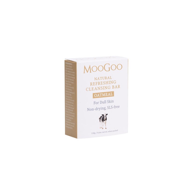 MooGoo Hydrating Cleansing Bar Finely Ground Oatmeal 130g