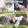 72HRS Vinyl Disposable All Purpose Clear Gloves – 4 mil,