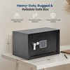 SereneLife Electronic Safe Box Heavy Duty 12.2’’ x 7.8’’ Lockbox