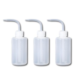 ENN LLC Wash Bottle, Clear White, Set of 3 (250ml)