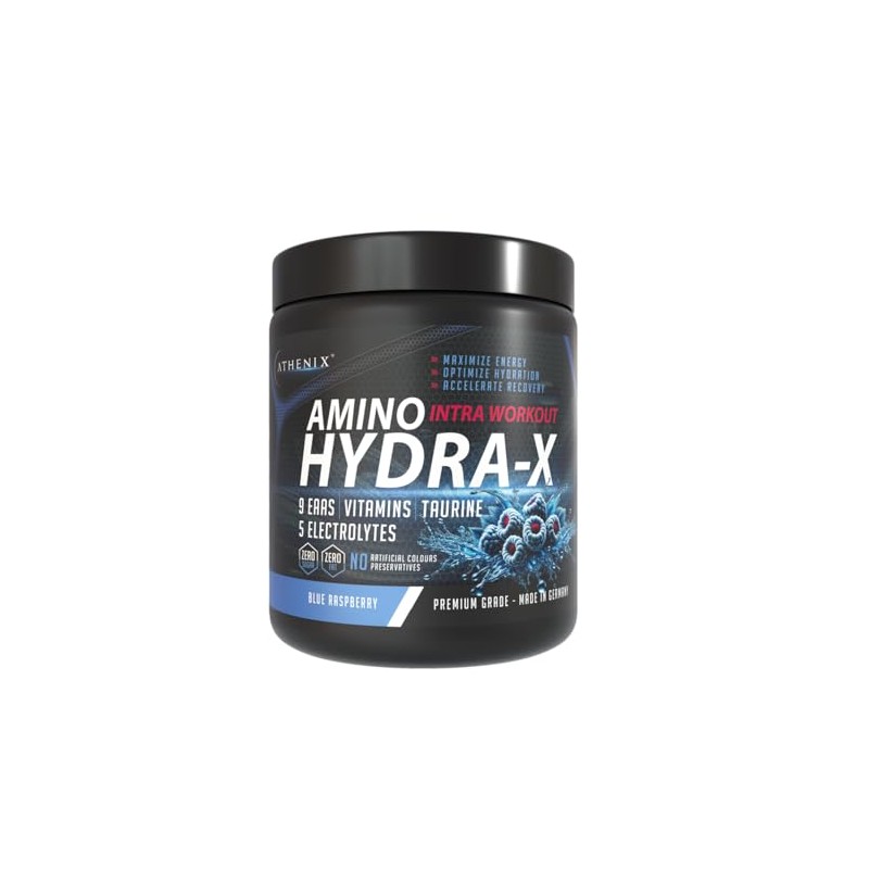 Athenix® Amino Hydra-X Intra-Workout | Blue Raspberry | 9 EAAs
