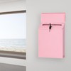 Generic Retro Post Box Wall Mounted Mailbox with Lock and