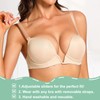 6 Pairs of Transparent Bra Straps, 1 cm/1.2 cm/1.5 cm