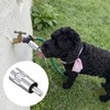 Qinyoung 1 Pack Dog Waterer Faucet, 3/4" Hose Spigot Attachment