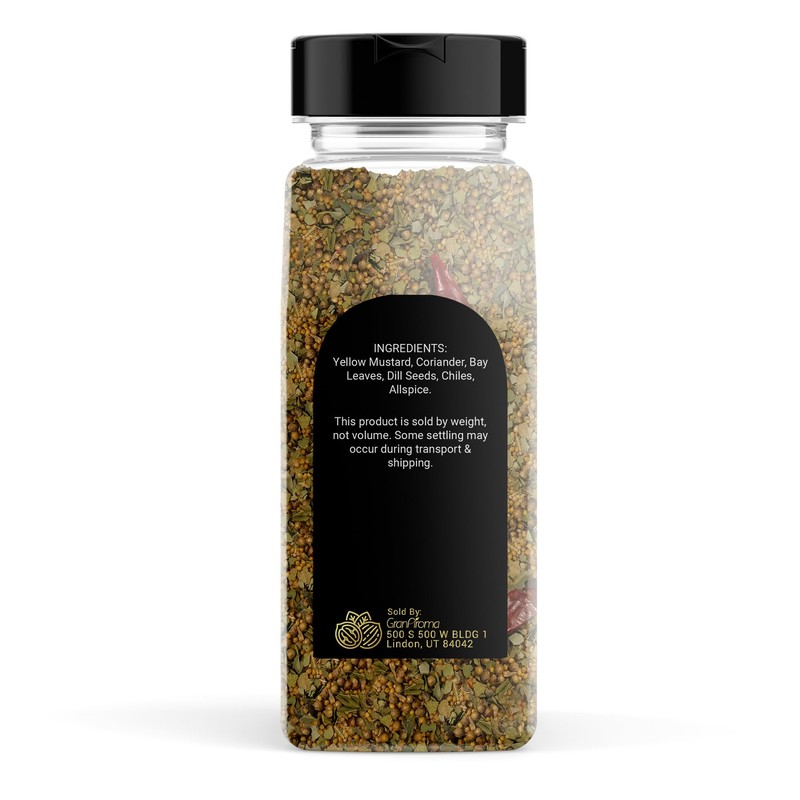 GranAroma Pickling Spice, 13.6 oz, Savory Spice Blend, Corned Beef