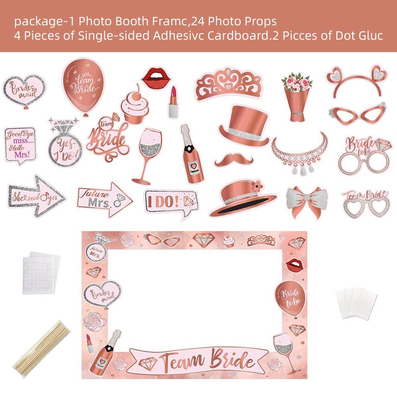 25 Pcs Hen Party Decorations, Hen Party Photo Props, Holiday