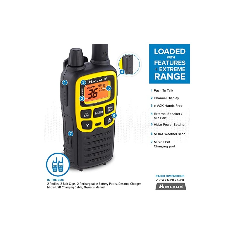 Midland Radio Corporation X-TALKER T51VP3
