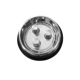 MPP Dog Dishes Stainless Steel Slow Feeder Bowls Standard No Tip or Embossed (Non Tip - 64 Ounces)