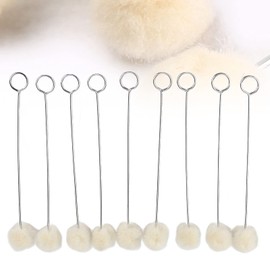 100Pcs Wool Ball Brush, Wool Daubers Leather Dye Tool DIY Practical Leather Tools for Handicraft Dyeing