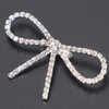 TOPINCN Diamond Rhinestone Bow Accessories Broches Claw Diamonds Bows Brooch