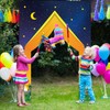 CHUNNIN 3Pcs Camping Party Porch Banners Summer Camp Party Decoration