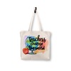 Vixar Teacher Tote shoping bag, Techer gift, End of year,