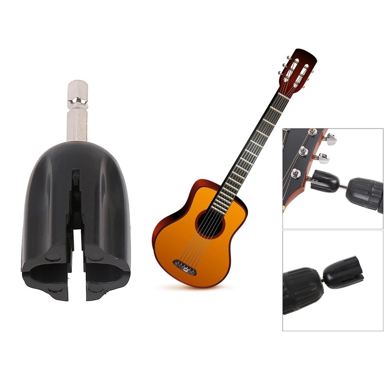 Guitar String Winder Head Tool Electric Drill Tuning Peg Puller