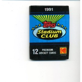 1991 Topps Stadium Club Premium Hockey Cards Wax Pack
