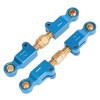 Luwecf 2Pcs 1:14 RC Vehicle Steering Rods Linkages Arm Tie