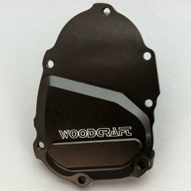 Woodcraft YAMAHA R6 2006-2024 WOODCRAFT RHS IGNITION TRIGGER ENGINE COVER BLACK SKID PLATE