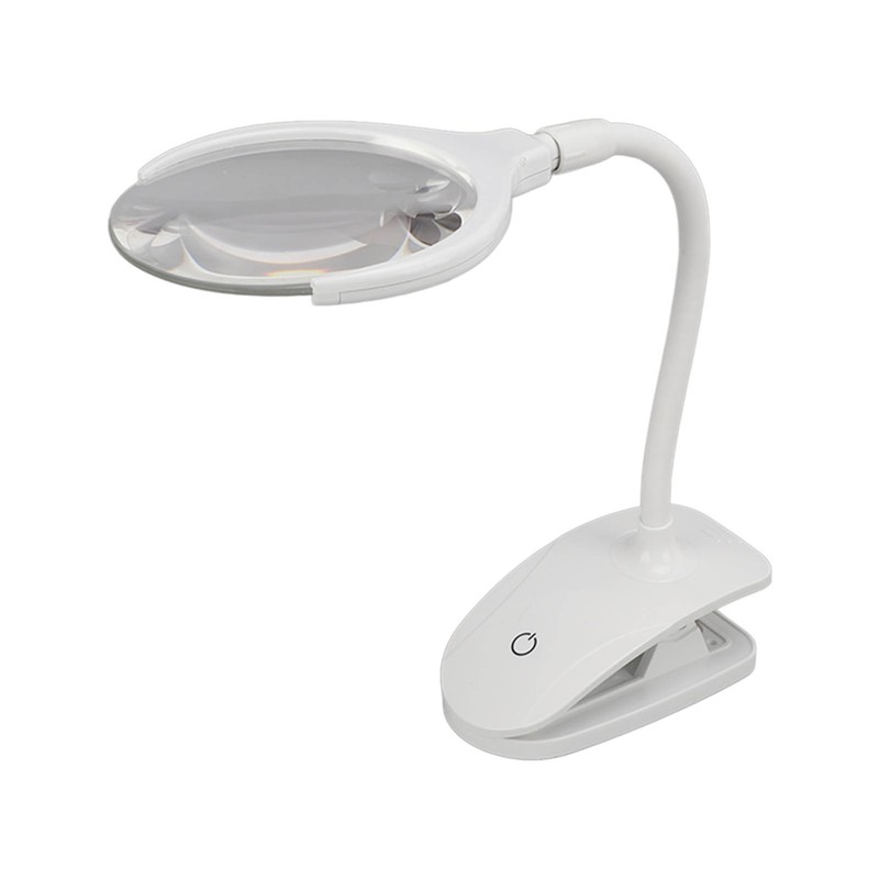 Magnifying Lamp 6 LED 2 Gears Optical Lens Adjustable Foldable
