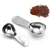 Stainless Steel Coffee Scoop-2 Pack Measuring Coffee Spoon (15ML and