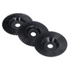 3PCS Set Wood Grinding Wheel Black Color 100mm Diameter 16mm