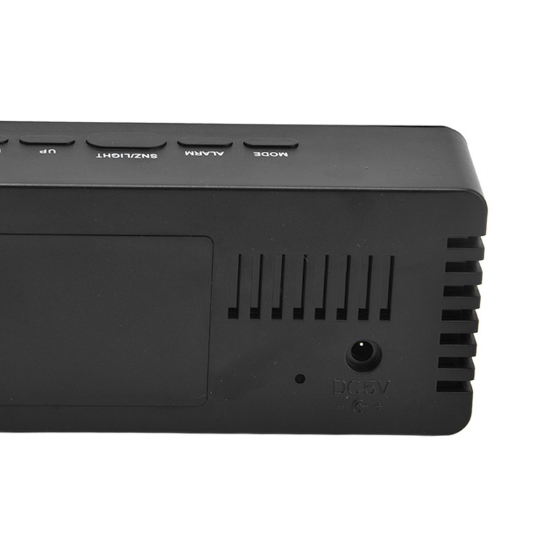 LED Clock Multifunctional USB Powered 3 Lighting Modes Snooze Time