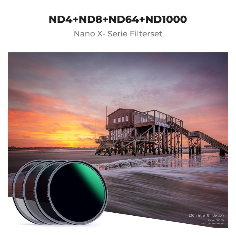 K&F Concept ND Filter Set Nano X-Series 55 mm Neutral