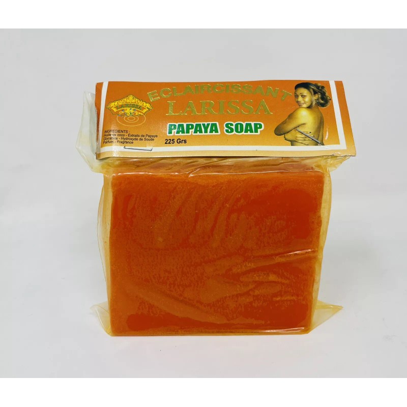 Eclaircissant Larissa Papaya Lightening Beauty Soap All Skin Types 225g