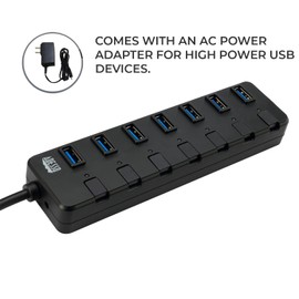 Adesso 7-Port USB 3.0 Hub