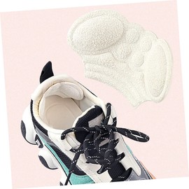 ORFOFE 4 Pairs Cuttable Heel Grips Comfortable High Heel Inserts Skin Friendly Breathable Cushions for Sneakers Reusable Wear Resistant
