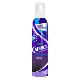 Caprice Espuma Modeladora Especialidades Rizos Definidos 200 g. Luce tus Rizos Elásticos y Definidos hasta por 24 horas, Aún Con Humedad. Elimina el Frizz y el Esponjado de tu Cabello