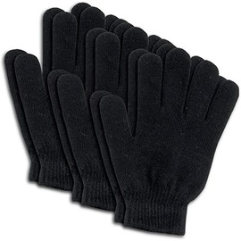 Trail maker 10 Pack Winter Stretch Knit Warm Magic Gloves Bulk Winter Gloves for Homeless Care Packages, Men, Women, Teens, Unisex Gloves for Donation and Families