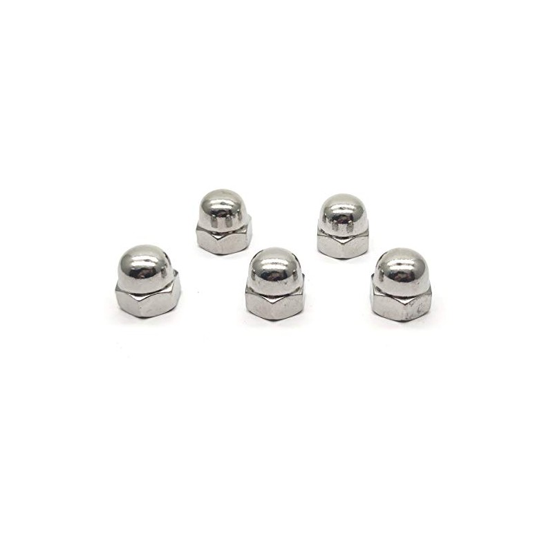 M10X1.25mm 304 Stainless Steel Fine Thread Hex Acorn Cap Nuts