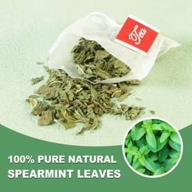 TEARELAE - Spearmint Tea - 1.5g x 50 Count - 100% Pure Spearmint Leaves Tea Bag - Non-GMO - Naturally Caffeine-free Herbal Tea