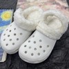 Fur Liners for Crocs Inserts Fleece with Shoe Insoles for