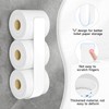Toilet Paper Storage Wall Mount, Extra Toilet Paper Storage Holder