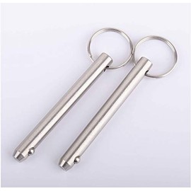 Total Gym Replacement Pair of 2 Hitch/Quick Release Pins fit Models XL, XLS, FIT, 2000, 3000, and Electra, Diameter 1/4" (6.4mm), Total Length 2.2" (56mm), Effective Length 1.9"(48mm)