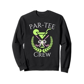Par Tee Crew Martini Cocktails Golf Drinking Matching Sweatshirt